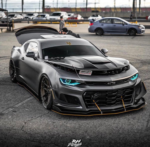 2016-2019 Chevrolet Camaro RGBW Color-Chasing LED DRL Boards LED headlight kit AutoLEDTech Oracle Lighting Trendz Flow Series RGBHaloKits OneUpLighting Morimoto