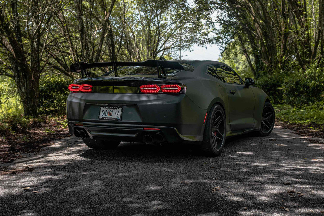 2016-2018 Chevrolet Camaro LED DRL Projector Headlights LED headlight kit AutoLEDTech Oracle Lighting Trendz Flow Series RGBHaloKits OneUpLighting Morimoto