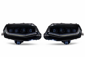 2016-2018 Chevrolet Camaro LED DRL Projector Headlights LED headlight kit AutoLEDTech Oracle Lighting Trendz Flow Series RGBHaloKits OneUpLighting Morimoto