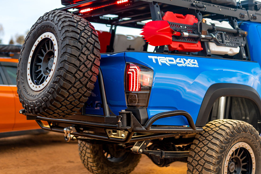 2016-2024 Toyota Tacoma Red/Smoked LED Tail Lights - Fits all models - AutoLEDTech.com