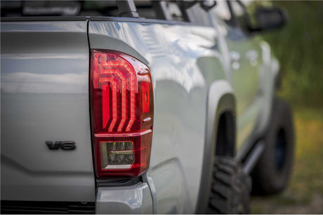2016-2024 Toyota Tacoma Red/Smoked LED Tail Lights - Fits all models - AutoLEDTech.com