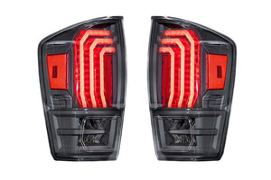 2016-2024 Toyota Tacoma Red/Smoked LED Tail Lights - Fits all models - AutoLEDTech.com