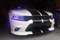 2015-2023 Dodge Charger RGBW Color-Chasing LED Projector Halo Kit LED headlight kit AutoLEDTech Oracle Lighting Trendz Flow Series RGBHaloKits OneUpLighting Morimoto