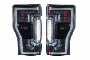 2017-2023 Ford Super Duty Red/Smoked LED Tail Lights - Fits all models LED headlight kit AutoLEDTech Oracle Lighting Trendz Flow Series RGBHaloKits OneUpLighting Morimoto
