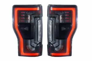 2017-2023 Ford Super Duty Red/Smoked LED Tail Lights - Fits all models LED headlight kit AutoLEDTech Oracle Lighting Trendz Flow Series RGBHaloKits OneUpLighting Morimoto