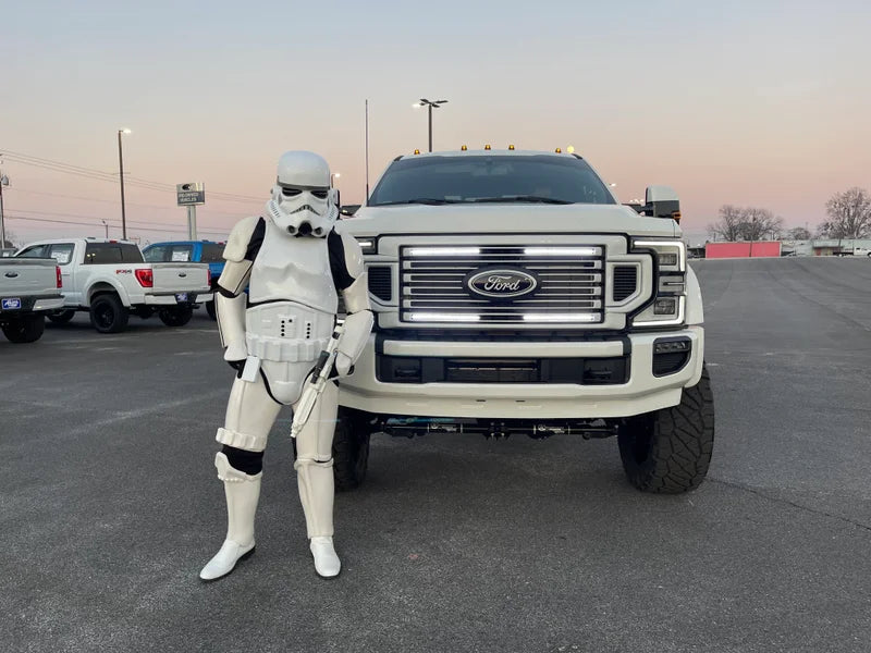 2017-2022 Ford Super Duty F250 ANIMATED SWITCHBACK LED Grill Accent Lights Kit - AutoLEDTech.com