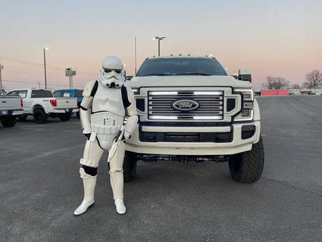 2017-2022 Ford Super Duty F250 ANIMATED SWITCHBACK LED Grill Accent Lights Kit - AutoLEDTech.com