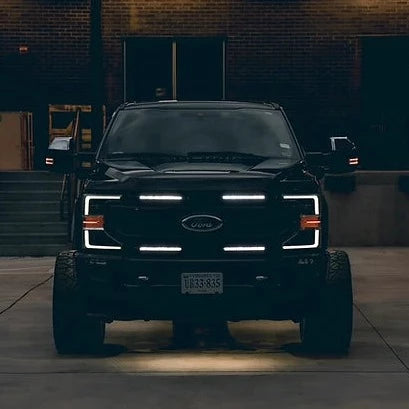 2017-2022 Ford Super Duty F250 ANIMATED SWITCHBACK LED Grill Accent Lights Kit - AutoLEDTech.com
