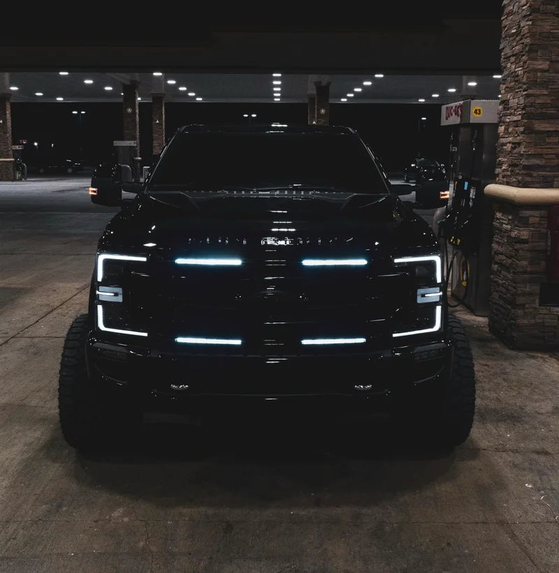 2017-2022 Ford Super Duty F250 ANIMATED SWITCHBACK LED Grill Accent Lights Kit - AutoLEDTech.com
