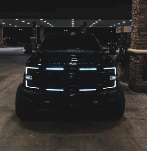 2017-2022 Ford Super Duty F250 ANIMATED SWITCHBACK LED Grill Accent Lights Kit - AutoLEDTech.com