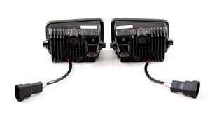 2018-2020 Ford F150 Amber Orange LED DRL Projector Headlights LED headlight kit AutoLEDTech Oracle Lighting Trendz Flow Series RGBHaloKits OneUpLighting Morimoto