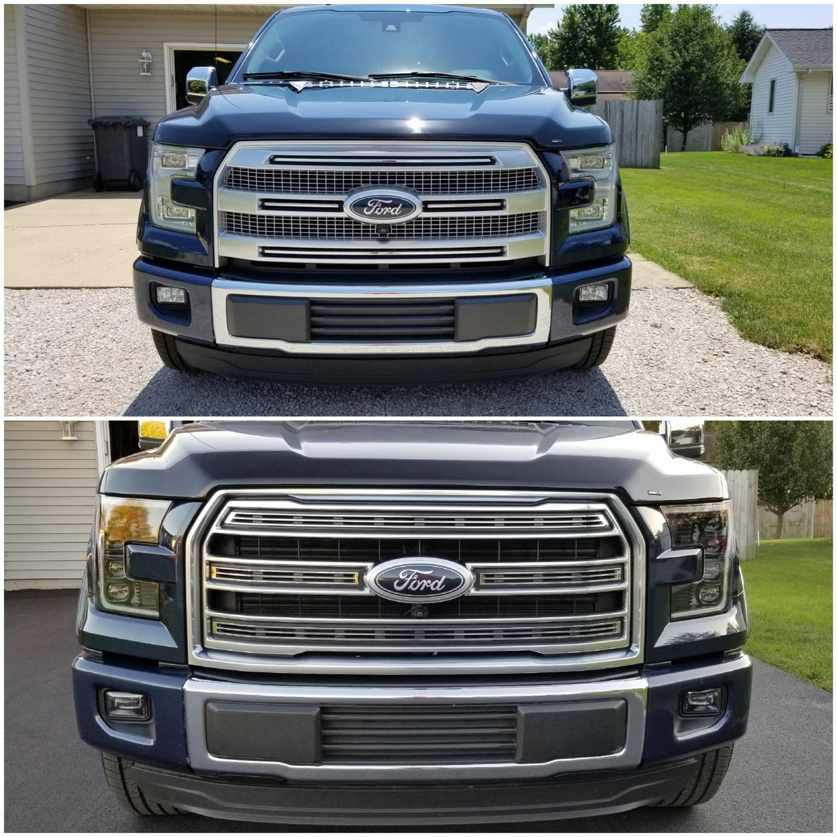 2015-2017 Ford F150 LED DRL Projector Headlights LED headlight kit AutoLEDTech Oracle Lighting Trendz Flow Series RGBHaloKits OneUpLighting Morimoto