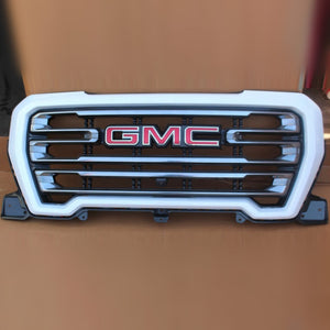 2019-2023 GMC Sierra 1500 LED Grill Accent Lights Kit | Denali AT4 LED headlight kit AutoLEDTech Oracle Lighting Trendz Flow Series RGBHaloKits OneUpLighting Morimoto