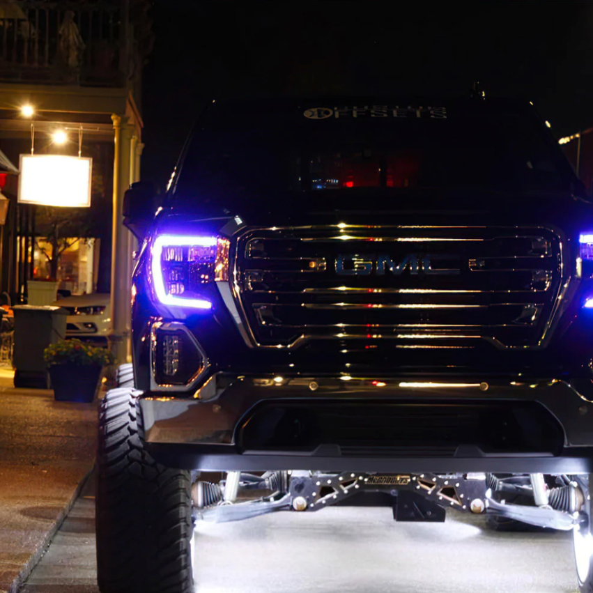 2019-2022 GMC Sierra 1500 RGBW Color Changing LED DRL Boards - AutoLEDTech.com