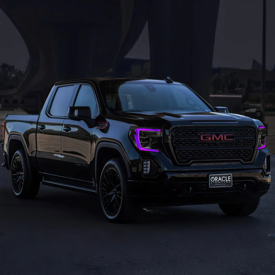 2019-2022 GMC Sierra 1500 RGBW Color Changing LED DRL Boards - AutoLEDTech.com