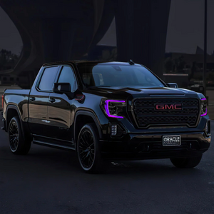 2019-2022 GMC Sierra 1500 RGBW Color Changing LED DRL Boards - AutoLEDTech.com