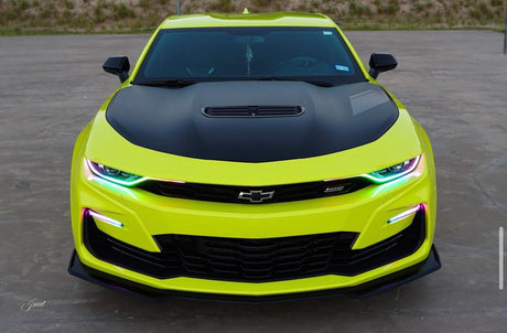 2019-2024 Chevrolet Camaro RS SS RGBW Color-Chasing LED DRL Board Tube Kit - AutoLEDTech.com