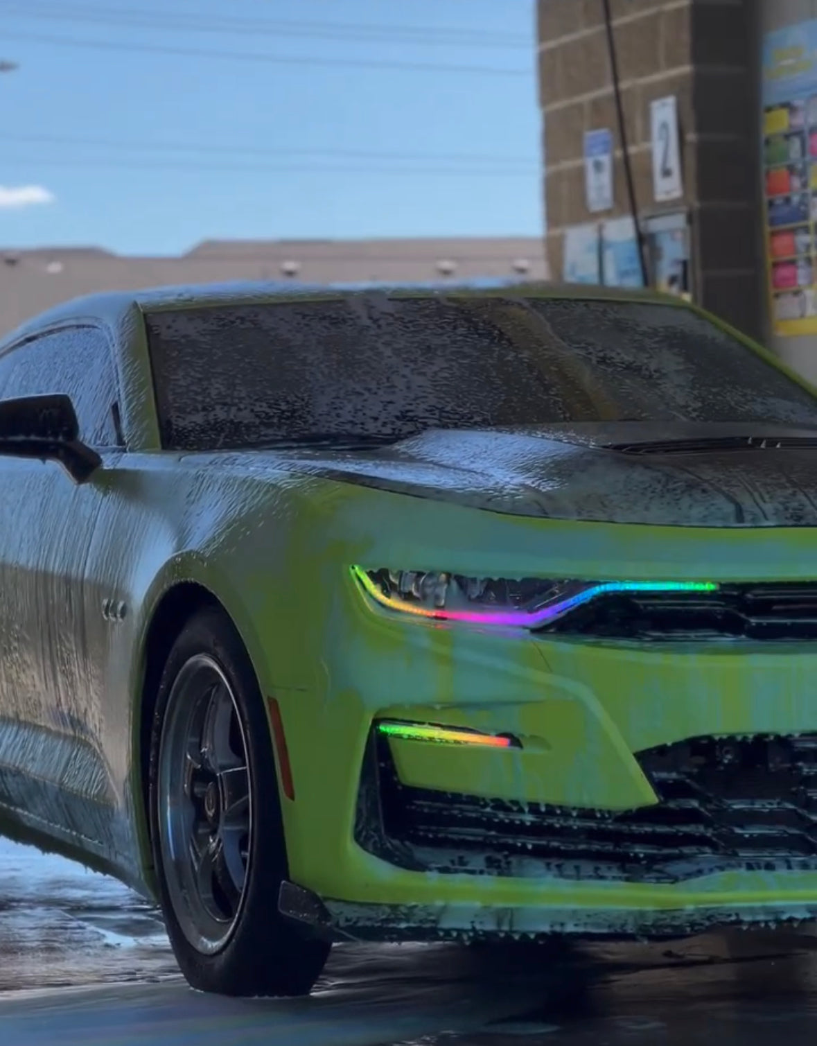 2019-2024 Chevrolet Camaro RS SS RGBW Color-Chasing LED DRL Board Tube Kit - AutoLEDTech.com
