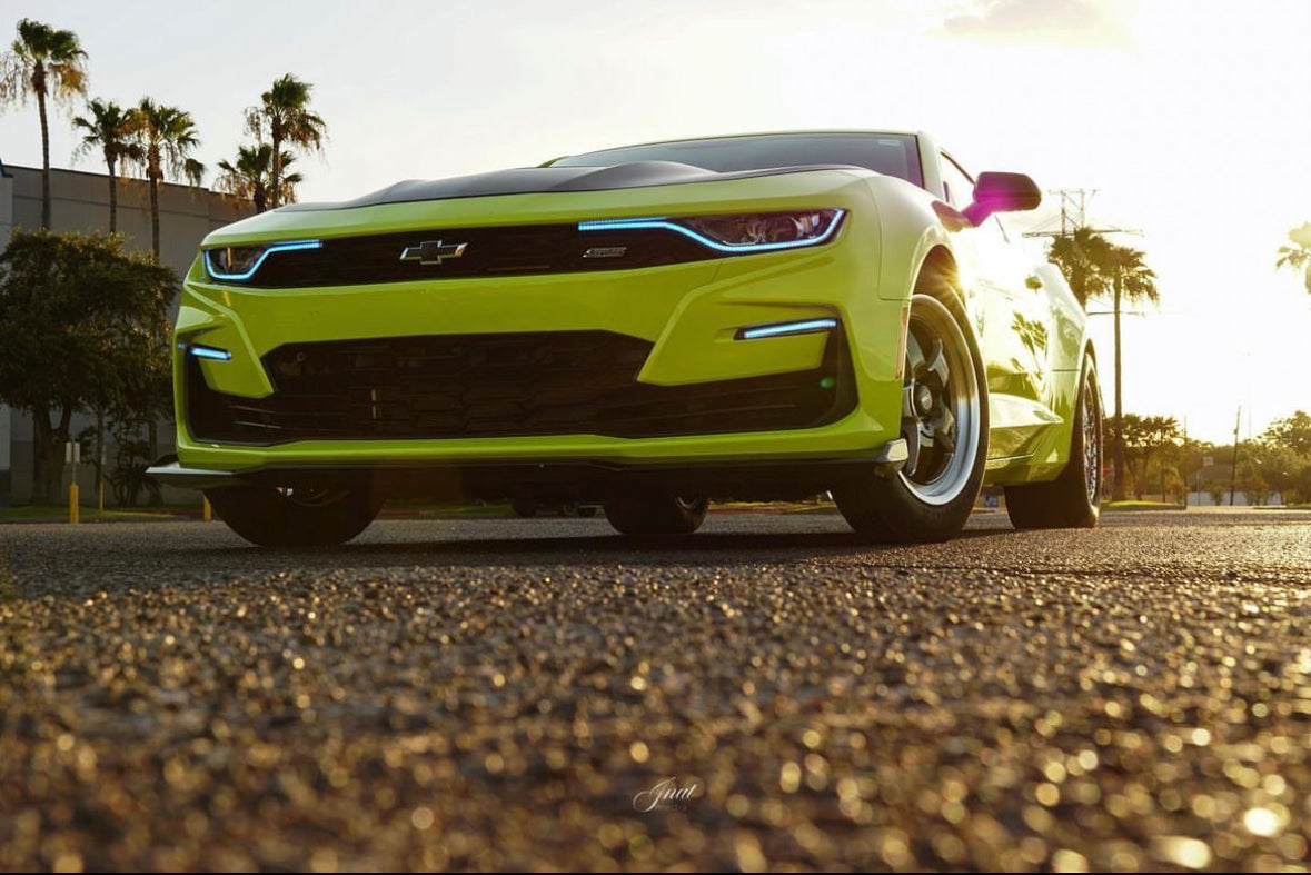 2019-2024 Chevrolet Camaro RS SS RGBW Color-Chasing LED DRL Board Tube Kit - AutoLEDTech.com