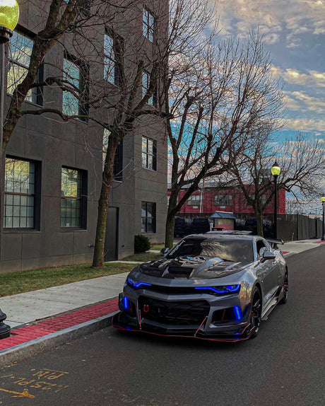 2019-2023 Chevrolet Camaro RS SS RGBW +A LED DRL Boards LED headlight kit AutoLEDTech Oracle Lighting Trendz Flow Series RGBHaloKits OneUpLighting Morimoto