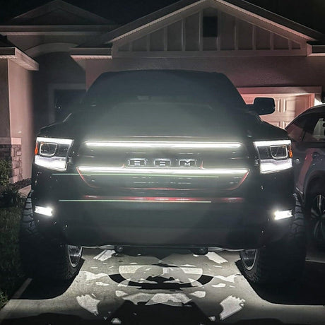 2019-2024 Ram 1500 Laramie LED Grill Accent Lights Bar Kit - AutoLEDTech.com