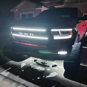 2019-2024 Ram 1500 Laramie LED Grill Accent Lights Bar Kit - AutoLEDTech.com