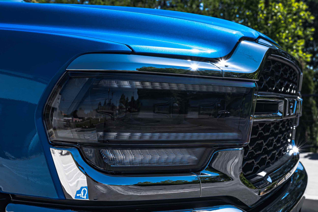 2019-2023 Ram HD 2500 3500 4500 LED DRL Projector Replacement Headlights LED headlight kit AutoLEDTech Oracle Lighting Trendz Flow Series RGBHaloKits OneUpLighting Morimoto
