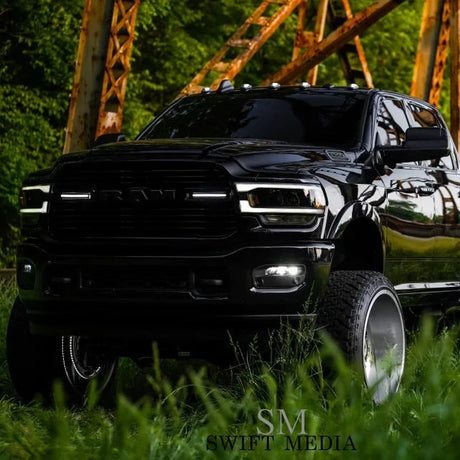 2019-2024 RAM HD ANIMATED SWITCHBACK LED Grill Accent Lights Kit - AutoLEDTech.com