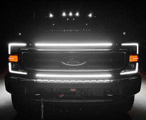 2020-2022 Ford Super Duty F250 F350 LED Grill Accent Lights Kit | XL, XLT, STX, Tremor, KR, Lariat, Platinum LED headlight kit AutoLEDTech Oracle Lighting Trendz Flow Series RGBHaloKits OneUpLighting Morimoto