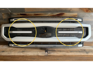 2020-2022 Ford Super Duty F250 Scanning LED Center Grill Accent Lights Kit - AutoLEDTech.com