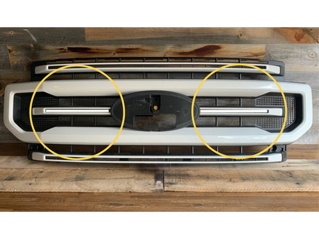 2020-2022 Ford Super Duty F250 Scanning LED Center Grill Accent Lights Kit - AutoLEDTech.com