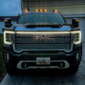 2020-2023 GMC Sierra 2500 3500 HD LED Grill Accent Lights Kit | Denali LED headlight kit AutoLEDTech Oracle Lighting Trendz Flow Series RGBHaloKits OneUpLighting Morimoto