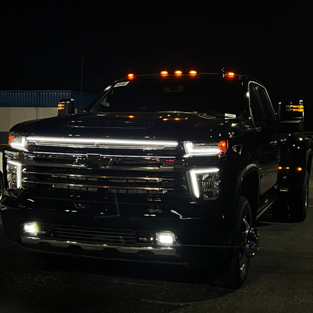 2020-2023 Chevrolet Silverado 2500 3500 HD LED Grill Accent Lights Kit | LT LTZ High Country LED headlight kit AutoLEDTech Oracle Lighting Trendz Flow Series RGBHaloKits OneUpLighting Morimoto