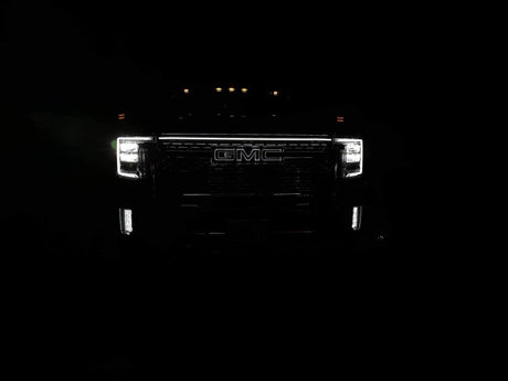 2020-2023 GMC Sierra 2500 3500 HD LED Grill Accent Lights Kit | Denali LED headlight kit AutoLEDTech Oracle Lighting Trendz Flow Series RGBHaloKits OneUpLighting Morimoto