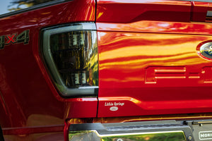 2021-2023+ Ford F-150 & Raptor Red/Smoked Full LED Tail Lights - Fits all models LED headlight kit AutoLEDTech Oracle Lighting Trendz Flow Series RGBHaloKits OneUpLighting Morimoto