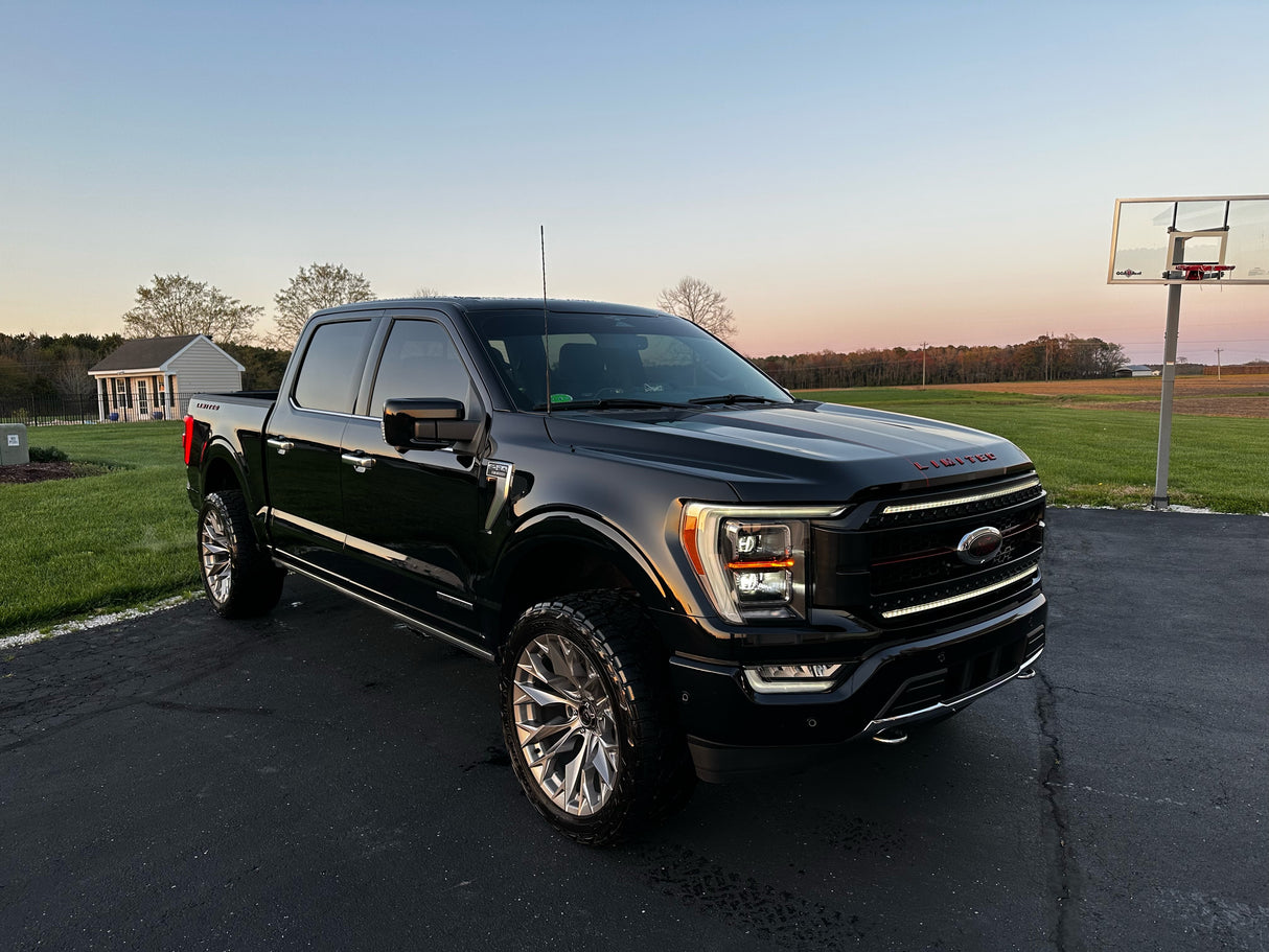 2021-2023 Ford F150 White LED DRL XBG Grill Light Assembly - AutoLEDTech.com