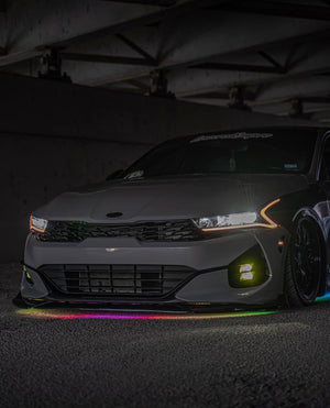 2021+ Kia K5 RGBW Color-Chasing LED DRL Tube Kit LED headlight kit AutoLEDTech Oracle Lighting Trendz Flow Series RGBHaloKits OneUpLighting Morimoto