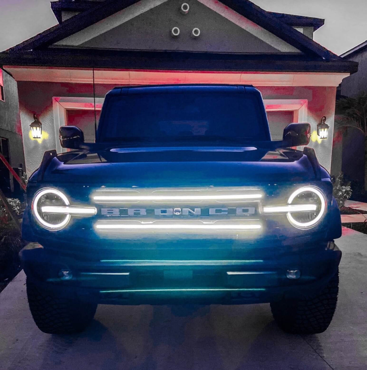 2021-2025+ Ford Bronco LED Grill Accent Lights Kit - AutoLEDTech.com
