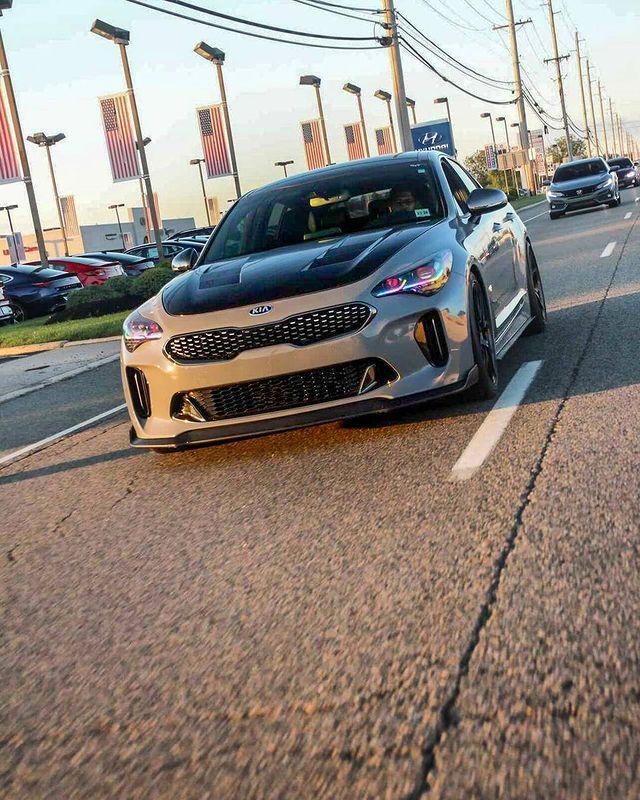 2017-2022 Kia Stinger RGBW Color-Chasing LED DRL Board Kit LED headlight kit AutoLEDTech Oracle Lighting Trendz Flow Series RGBHaloKits OneUpLighting Morimoto