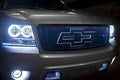 2007-2013 Chevrolet Avalanche RGBW Color-Chasing LED Halo Kit LED headlight kit AutoLEDTech Oracle Lighting Trendz Flow Series RGBHaloKits OneUpLighting Morimoto