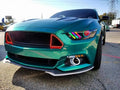 2015-2020 Ford Mustang RGBW Color-Chasing LED DRL Halo Prebuilt Headlights (Flow Series) LED headlight kit AutoLEDTech Oracle Lighting Trendz Flow Series RGBHaloKits OneUpLighting Morimoto