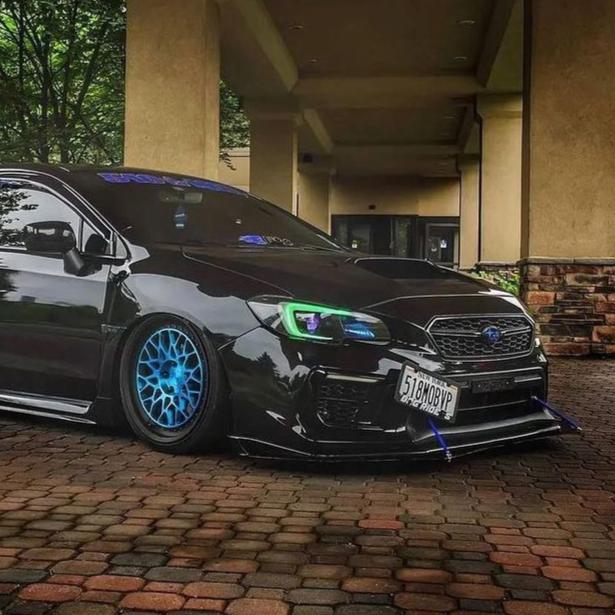 2015-2017 Subaru Impreza WRX STI RGBW Color-Chasing C-Bar LED DRL Board Halo Kit LED headlight kit AutoLEDTech Oracle Lighting Trendz Flow Series RGBHaloKits OneUpLighting Morimoto