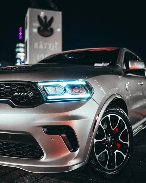 2021-2023 Dodge Durango RGBW Color-Chasing LED DRL Board Tube Kit LED headlight kit AutoLEDTech Oracle Lighting Trendz Flow Series RGBHaloKits OneUpLighting Morimoto