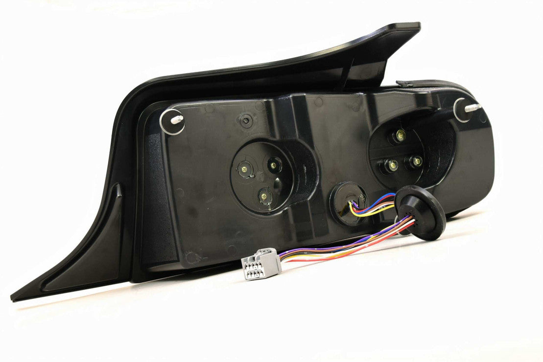 2010-2014 Ford Mustang LED DRL Projector Replacement Headlights LED headlight kit AutoLEDTech Oracle Lighting Trendz Flow Series RGBHaloKits OneUpLighting Morimoto