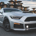 2015-2017 Ford Mustang LED DRL Projector Replacement Headlights LED headlight kit AutoLEDTech Oracle Lighting Trendz Flow Series RGBHaloKits OneUpLighting Morimoto