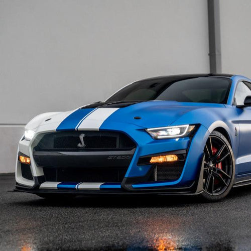 2015-2017 Ford Mustang LED DRL Projector Replacement Headlights LED headlight kit AutoLEDTech Oracle Lighting Trendz Flow Series RGBHaloKits OneUpLighting Morimoto