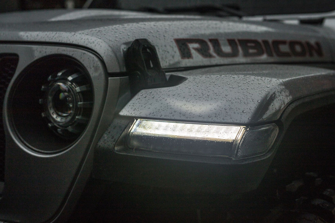 2018-2023+ Jeep Wrangler/Gladiator JL JT Bi-LED Super7 Projector Replacement Headlights - Fits all models LED headlight kit AutoLEDTech Oracle Lighting Trendz Flow Series RGBHaloKits OneUpLighting Morimoto