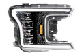 2018-2020 Ford F150 WHITE LED DRL Projector Headlights LED headlight kit AutoLEDTech Oracle Lighting Trendz Flow Series RGBHaloKits OneUpLighting Morimoto