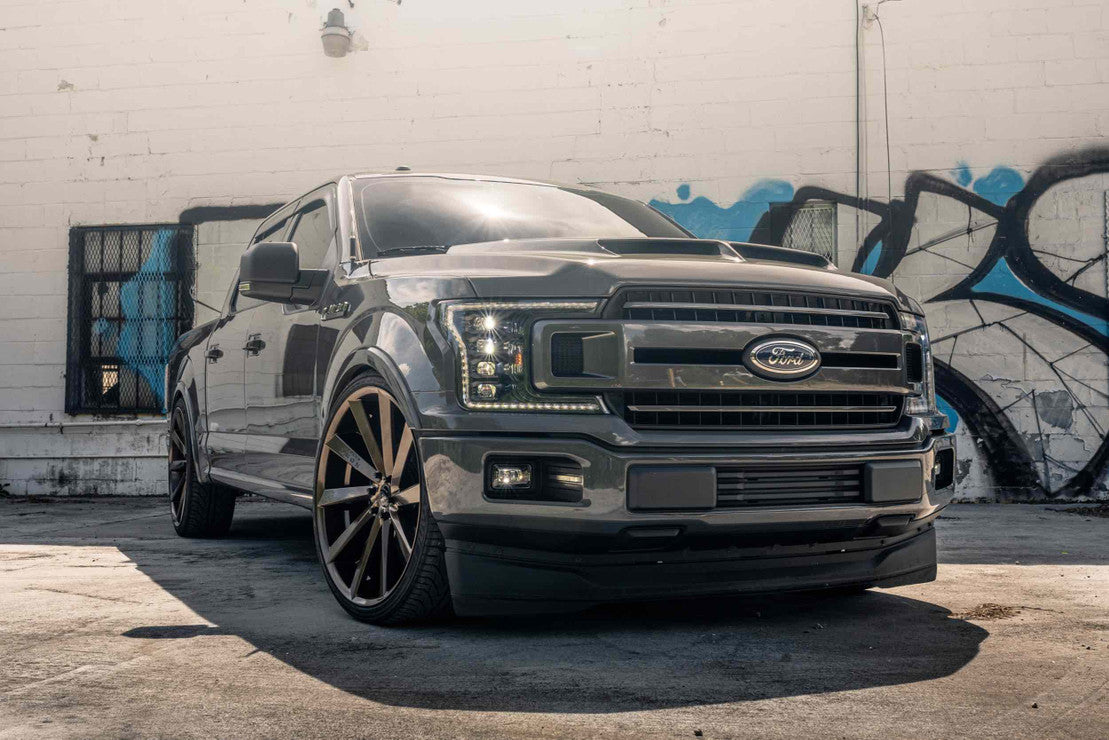 2018-2020 Ford F150 WHITE LED DRL Projector Headlights