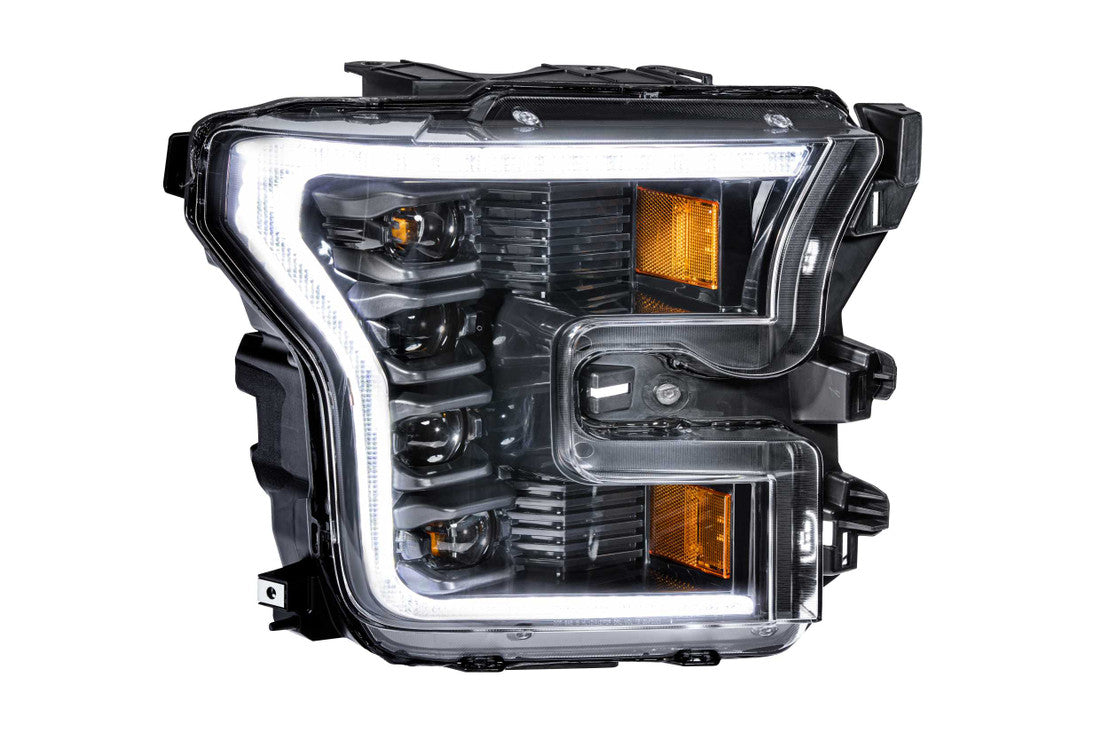 2015-2017 Ford F150 LED DRL Projector Headlights LED headlight kit AutoLEDTech Oracle Lighting Trendz Flow Series RGBHaloKits OneUpLighting Morimoto